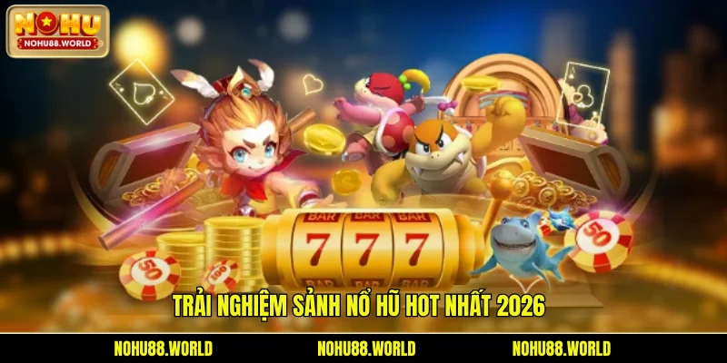 Trải nghiệm sảnh nổ hũ hot nhất 2026